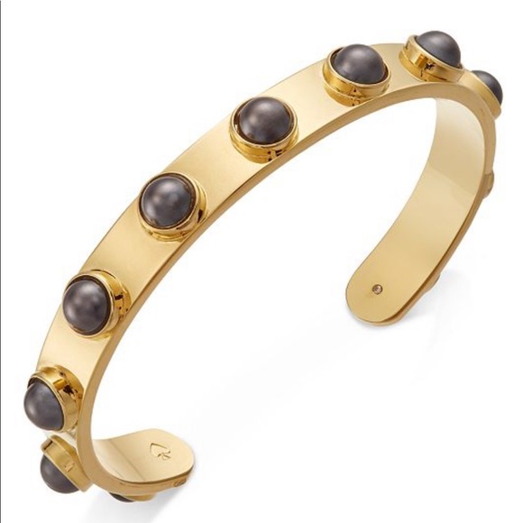 kate spade Jewelry - NWOT Gold-Tone Imitation Pearl Studded Cuff kate spade Jewelry - NWOT Gold-Tone Imitation Pearl Studded Cuff